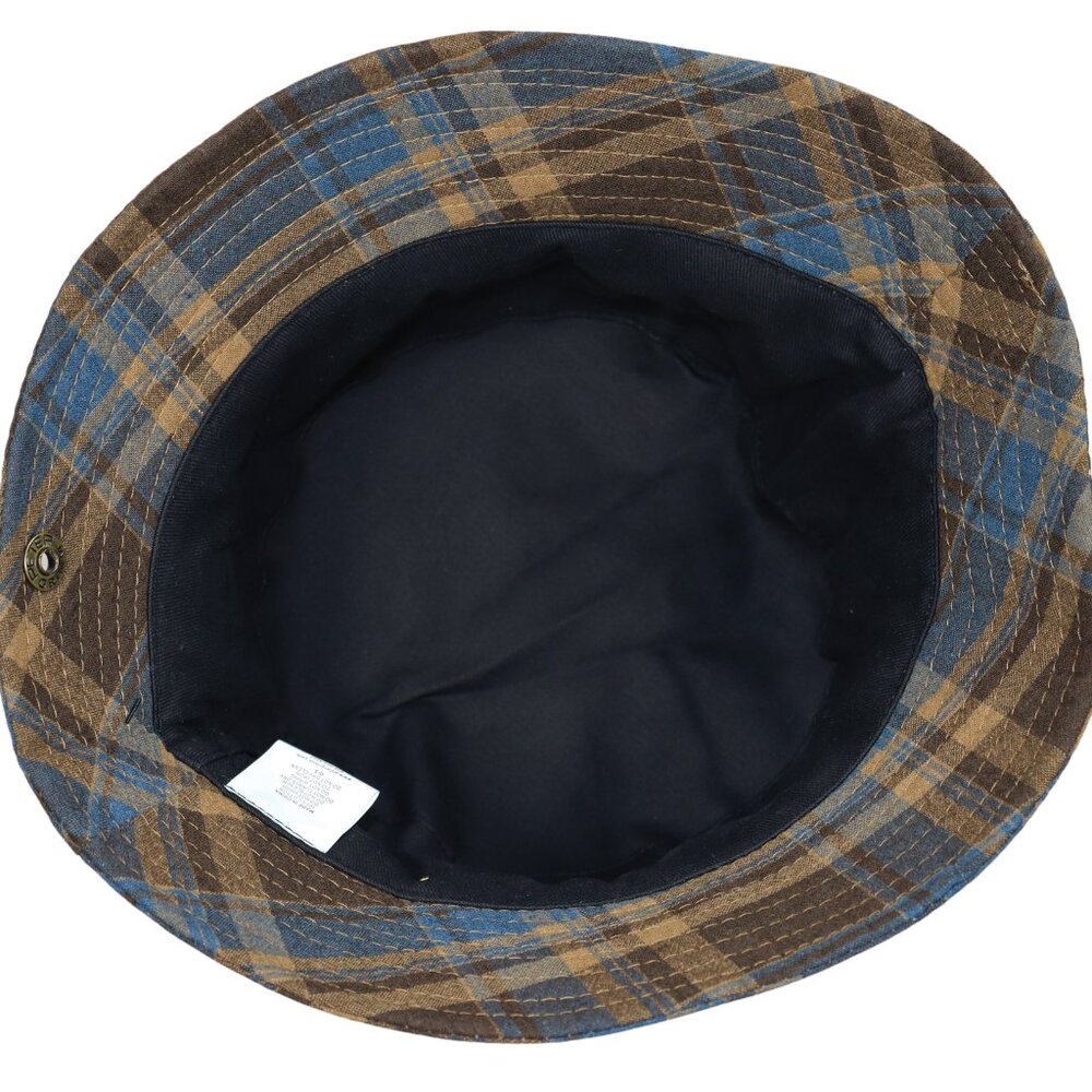 Peter Grimm Niki Plaid UV Protection Bucket Hat OSFM NWT Brown Multi - Picture 3 of 3